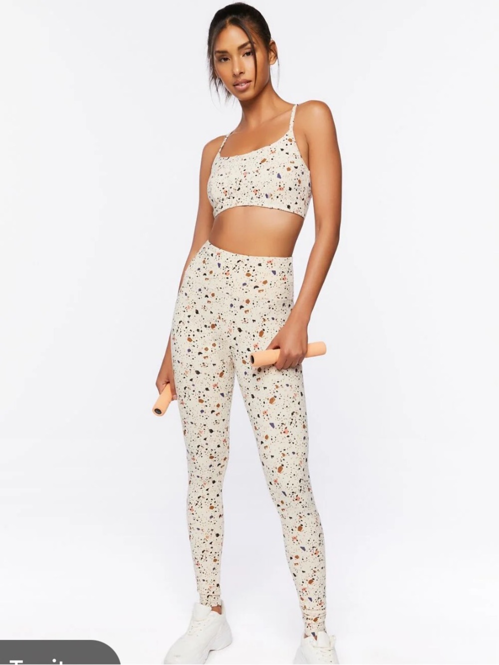 ☀️Terrazzo Print Sports Bra & Pants ☀️